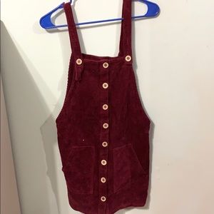 Forever 21- Burgundy Overalls